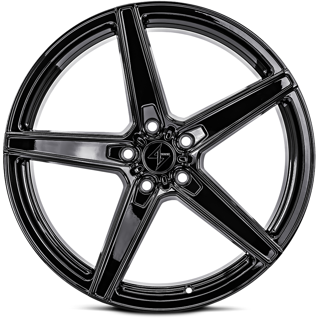 Sentali SS4 Gloss Black 18x8.5 +42 5x112mm 0mm - Wheelwiz