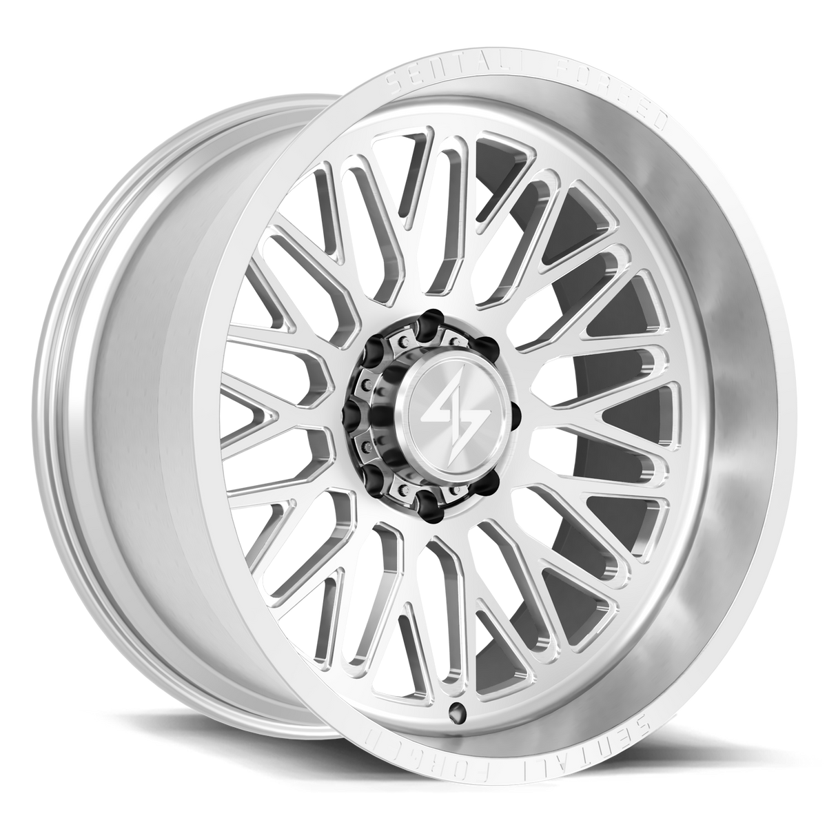 Sentali SF8 Brushed Milled 24x12 -44 8x180mm 124.3mm - Wheelwiz