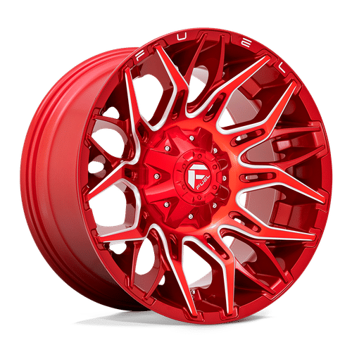 Fuel Offroad D771 CANDY RED MILLED 20x10 -18 5x139.7|5x150mm 110.1mm - Wheelwiz