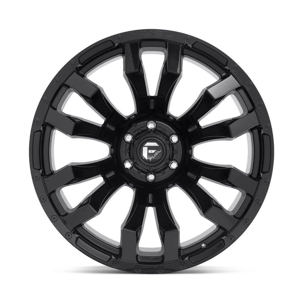 Fuel Offroad D675 BLITZ GLOSS BLACK 20x10 -18 6x135mm 87.1mm - Wheelwiz