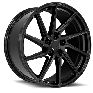Sentali APEX Gloss Black 18x8.5 +35 5x120mm 72.6mm