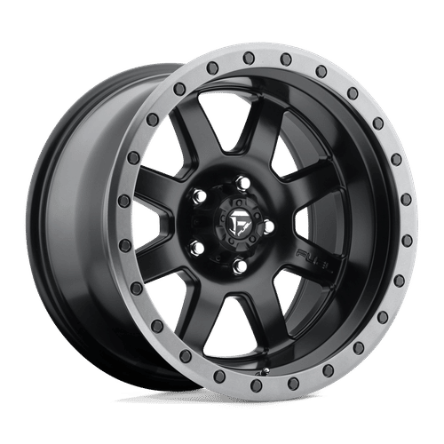 Fuel Offroad D551 MATTE BLACK GUN METAL RING 18x10 -24 5x127mm 78.1mm - Wheelwiz