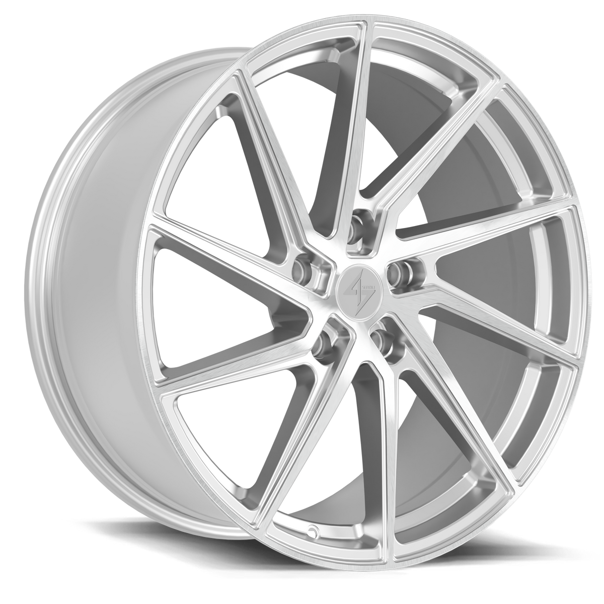 Sentali APEX Hyper Silver Diamond Cut 19x8.5 +35 5x120mm 0mm - Wheelwiz