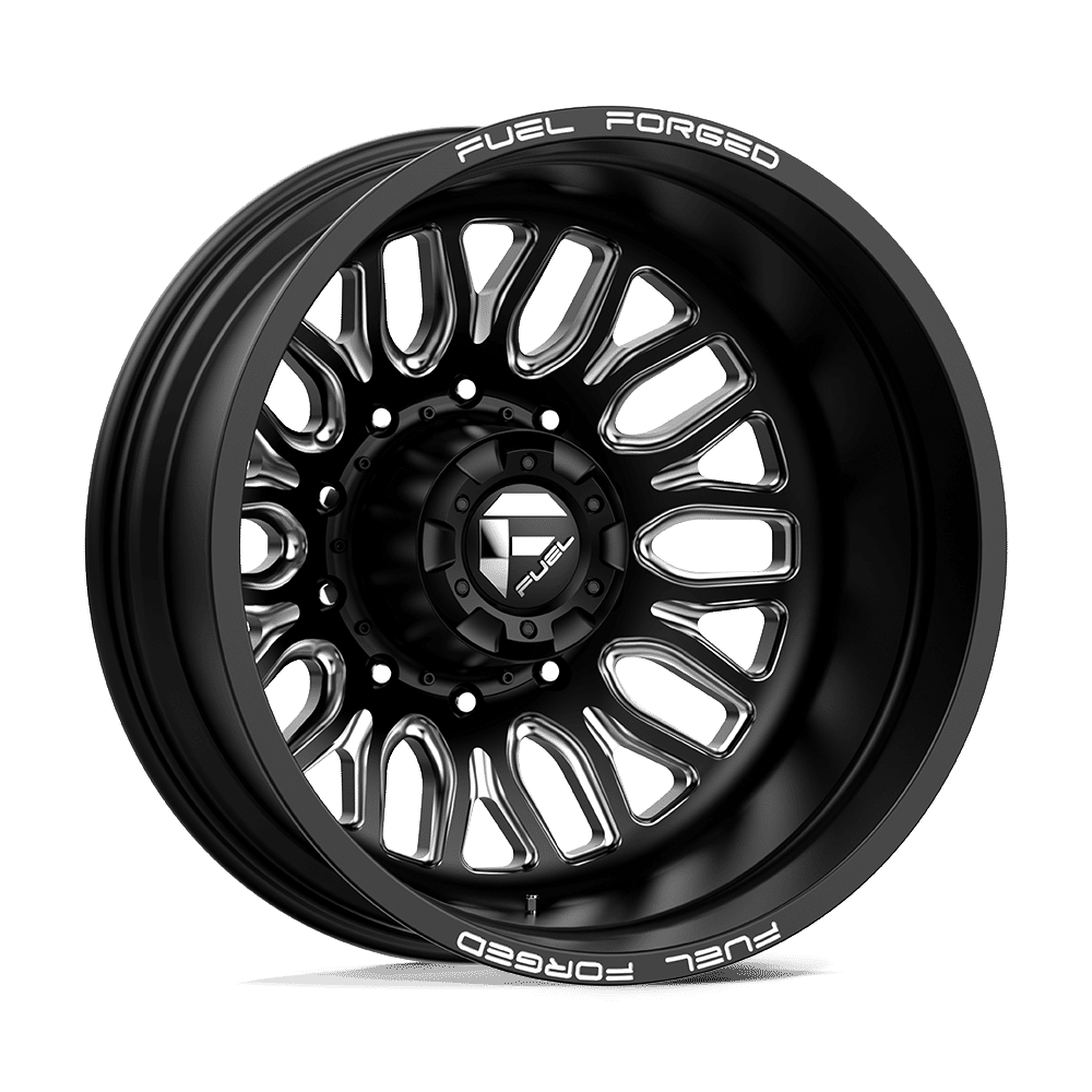Fuel Offroad FF66D Matte Black Milled 22x8.25 -202 10x225mm 0mm - Wheelwiz