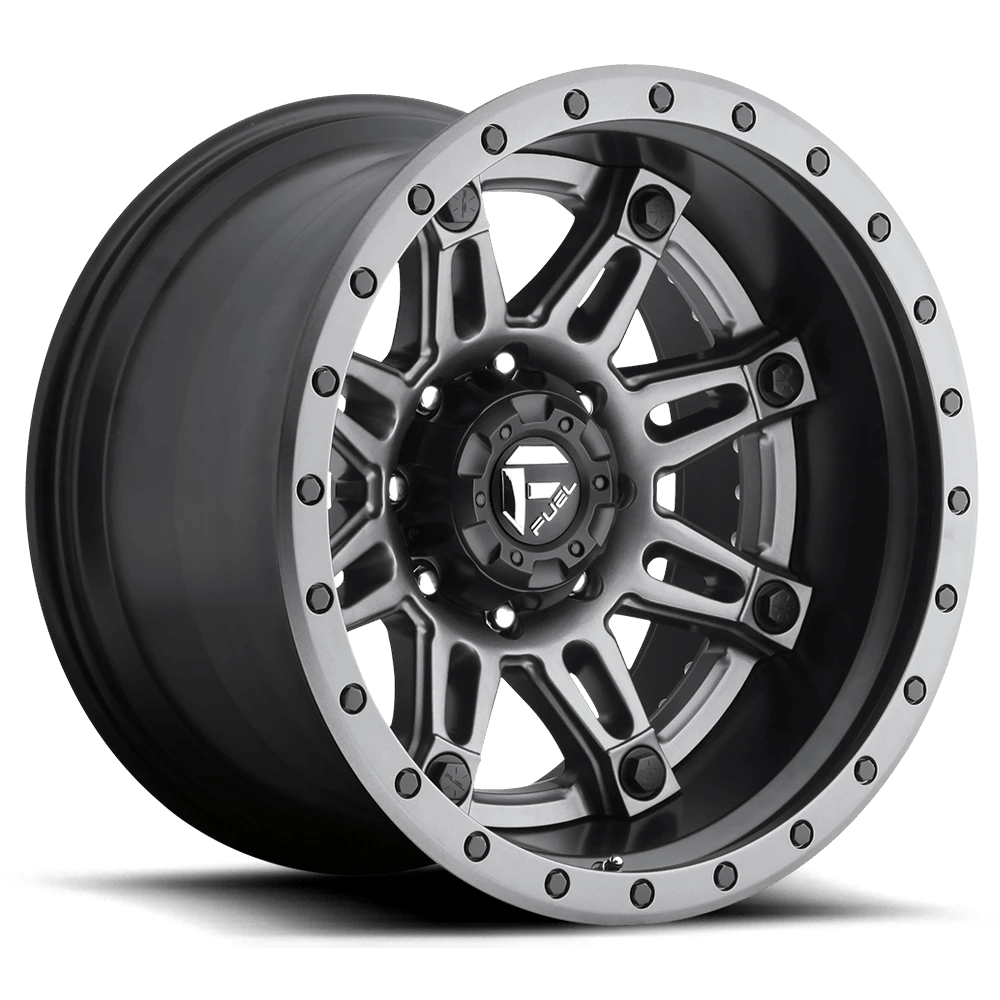 Fuel Offroad D232 HOSTAGE MATTE GUN METAL 20x10 -19 6x139.7mm 108mm - Wheelwiz