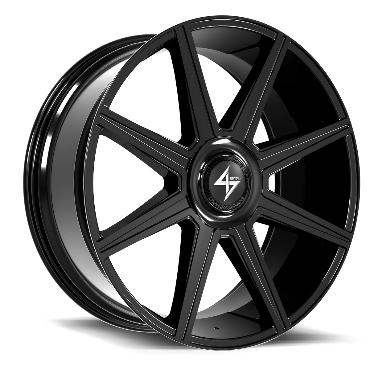 Sentali ARISTOCRAT Gloss Black 22x9 +30 5x112|5x114.3mm 0mm - Wheelwiz