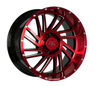 GT Off-Road MASSACRE Gloss Red 20x10 -24 6x135mm 87.1mm