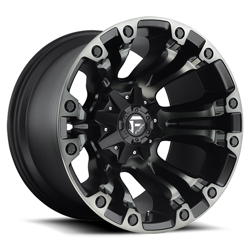 Fuel Offroad D569 VAPOR MATTE BLACK DOUBLE DARK TINT 20x10 -18 8x170mm 125.1mm - Wheelwiz