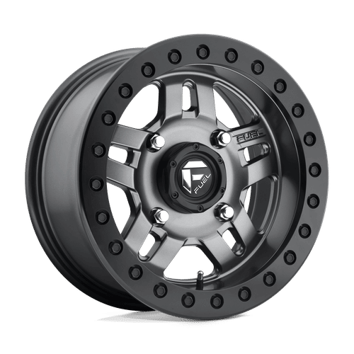 Fuel Offroad D918 MATTE GUN METAL 15x7 +13 4x137mm 110.1mm - Wheelwiz