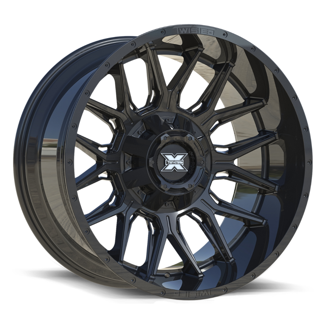 Twisted Off-road TW1 Gloss Black 20x9 +12 8x165.1|8x170mm 0mm - Wheelwiz
