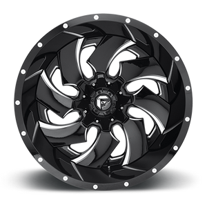 Fuel Offroad D239 CLEAVER GLOSS BLACK MILLED 22x10 -13 6x135|6x139.7mm 106.1mm - Wheelwiz