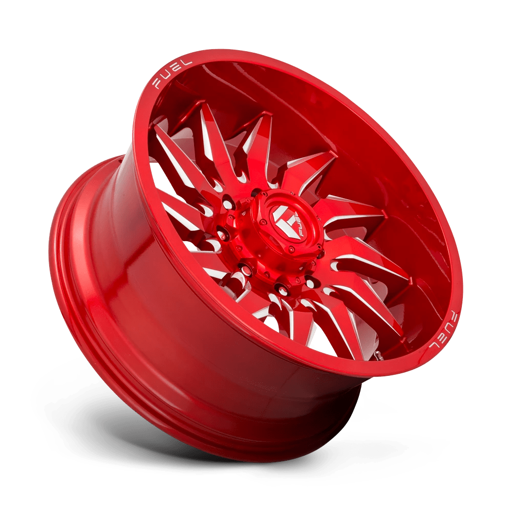 Fuel Offroad D745 SABER CANDY RED MILLED 22x10 -18 5x127mm 71.5mm - Wheelwiz