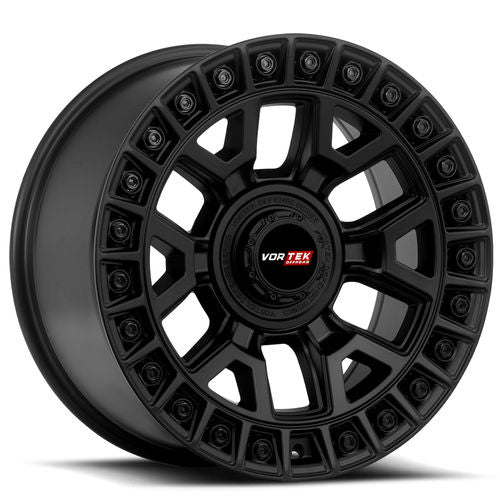 Vortek VRD-704 Matte Black 17x9 0 5x127|5x139.7mm 78.1mm - Wheelwiz