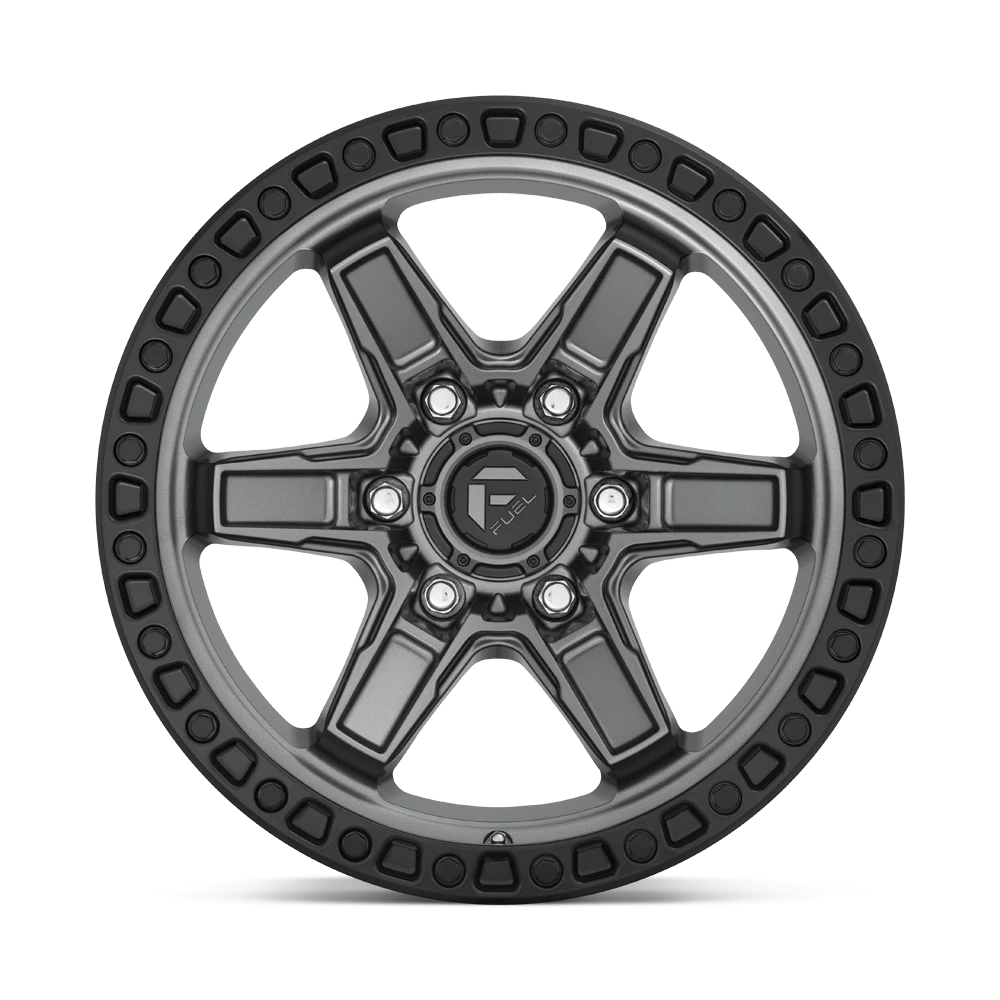 Fuel Offroad D698 KICKER MATTE GUN METAL BLACK BEAD RING 20x9 +1 5x139.7mm 78.1mm - Wheelwiz
