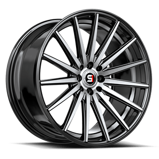 Spec-1 SP-69 Gloss Black Machined/Undercut 17x7.5 +42 5x114.3|5x120mm 73.1mm