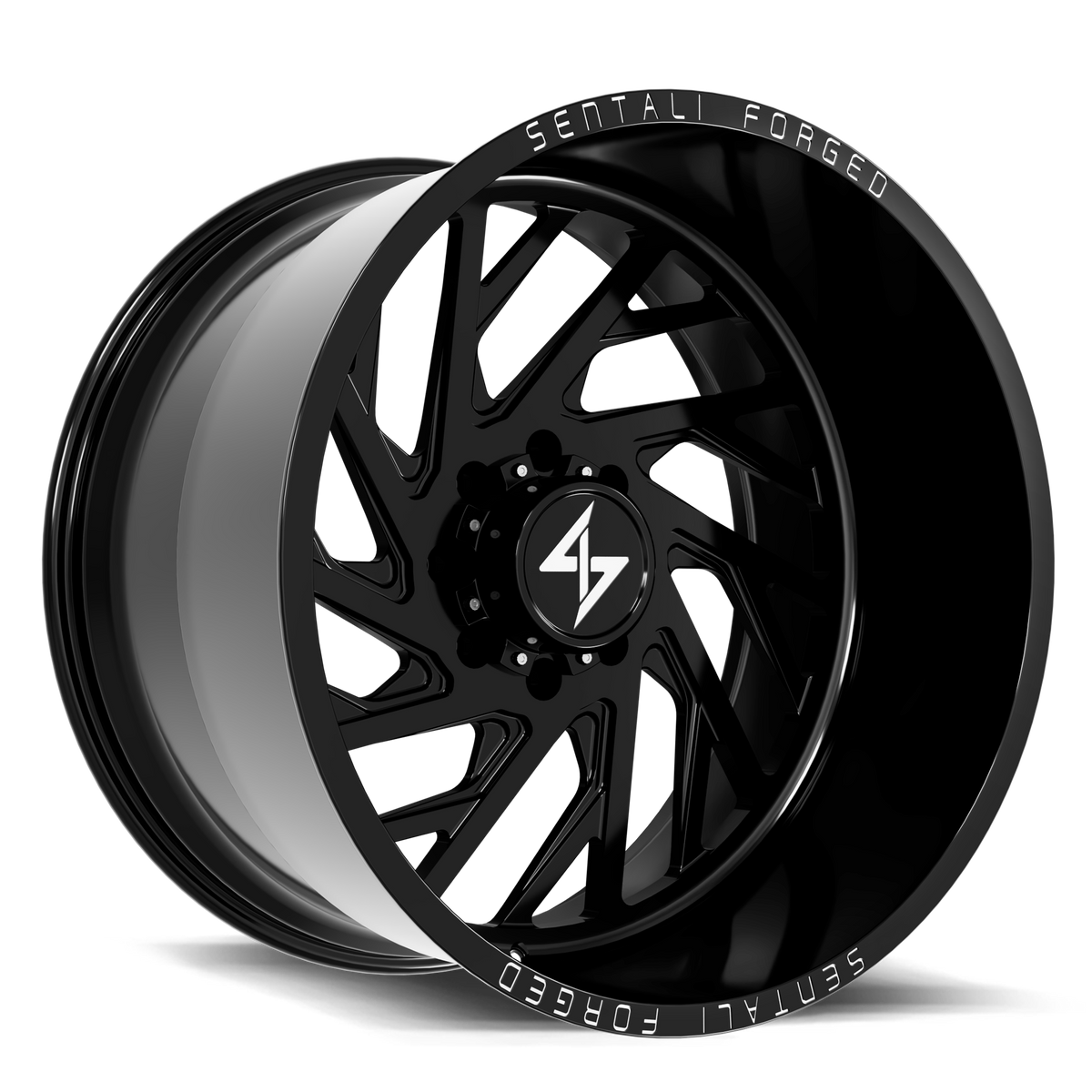 Sentali SF-7 Gloss Black 30x16 -99 8x170mm 125.2mm - Wheelwiz