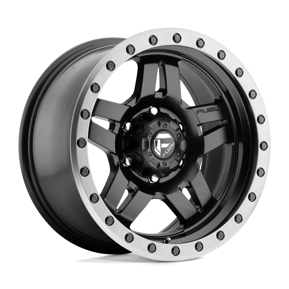 Fuel Offroad D557 ANZA MATTE BLACK GUN METAL RING 20x9 +1 6x139.7mm 108mm - Wheelwiz