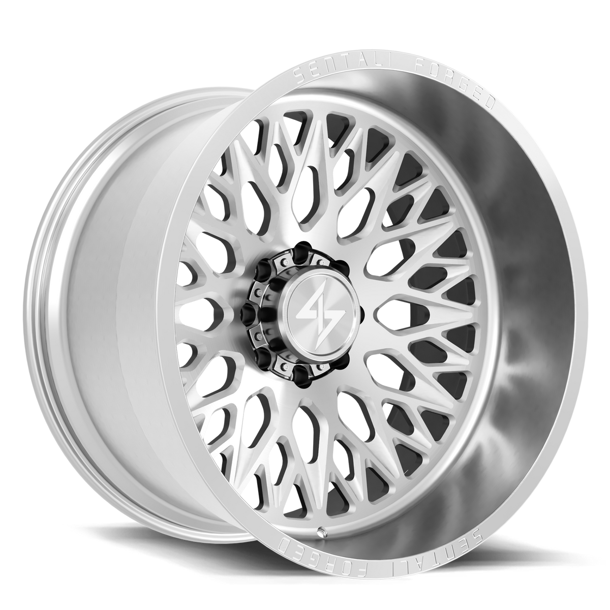 Sentali SF-6 Brushed Milled 26x14 -76 8x180mm 124.3mm - Wheelwiz