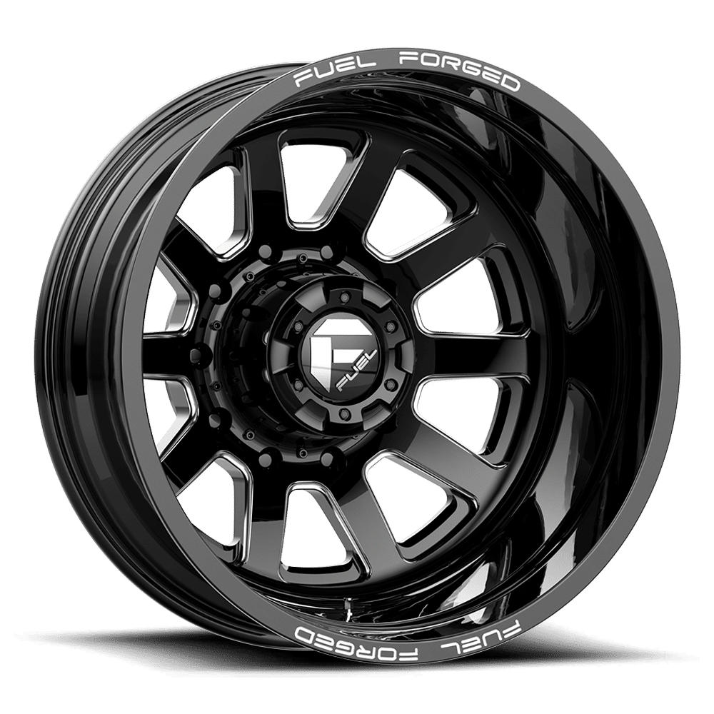 Fuel Offroad FF09D Matte Black Milled 22x8.25 -202 10x225mm 0mm - Wheelwiz