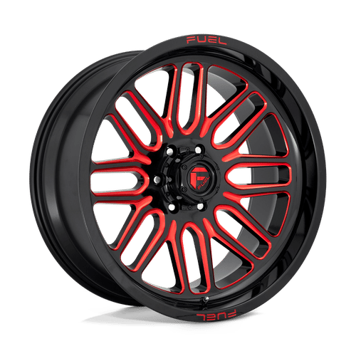Fuel Offroad D663 GLOSS BLACK RED TINTED CLEAR 20x9 +1 5x127mm 71.5mm - Wheelwiz