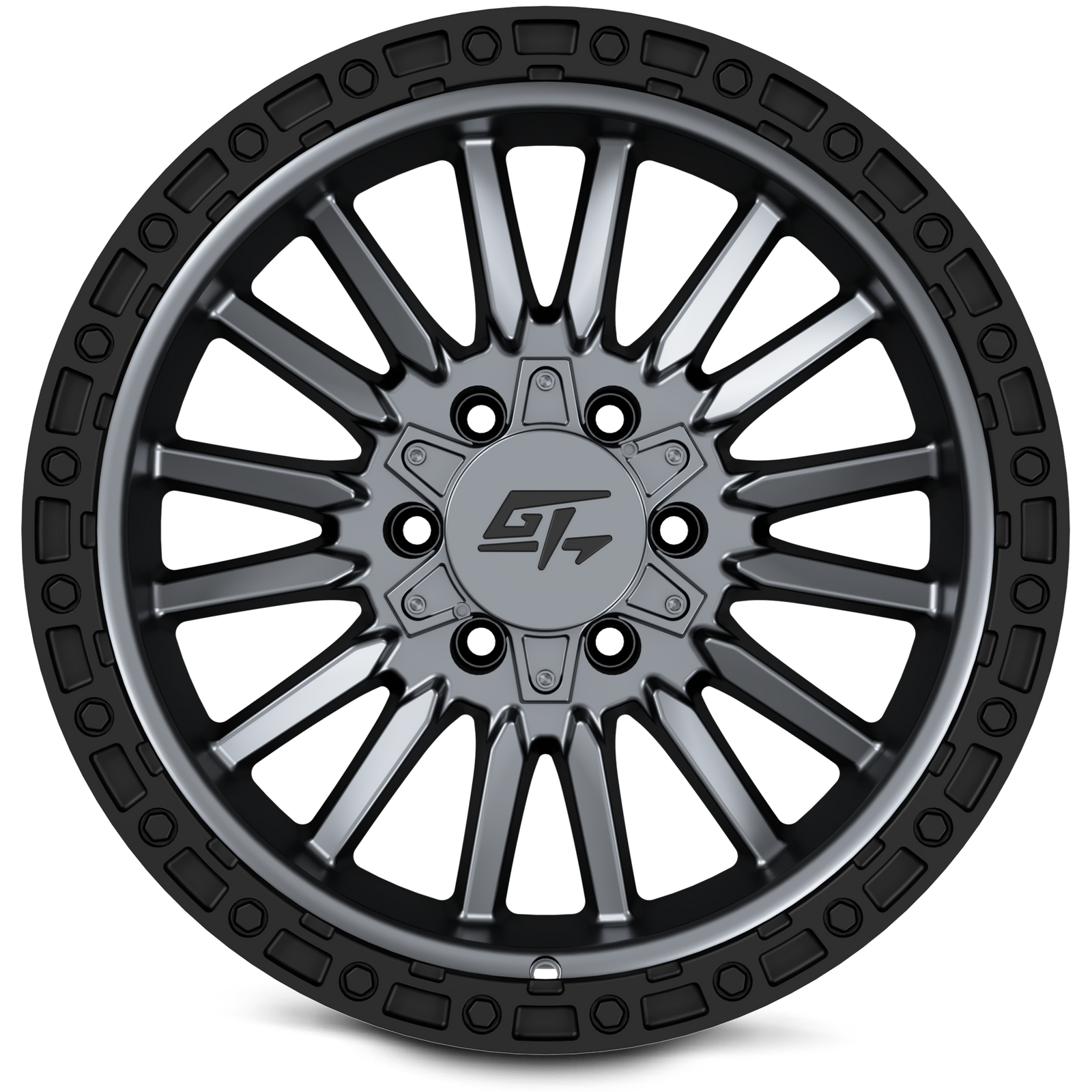 GT Off-Road CHAMBER Black Ring / Matte Gunmetal Centre 17x10 -18 5x127|5x139.7mm 78.1mm - Wheelwiz