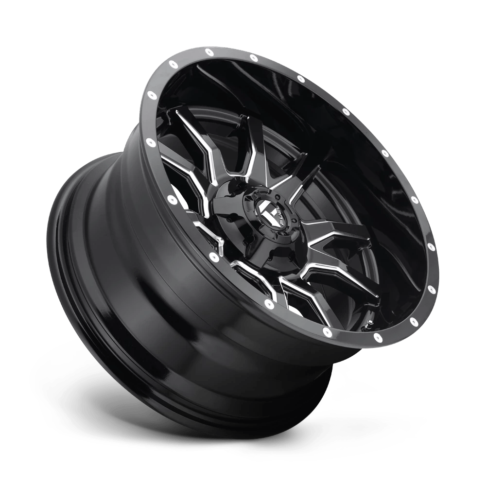 Fuel Offroad D627 VANDAL GLOSS BLACK MILLED 20x10 -19 6x135|6x139.7mm 106.1mm - Wheelwiz
