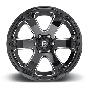 Fuel Offroad D562 BEAST GLOSS BLACK MILLED 20x9 +20 6x139.7mm 108mm - Wheelwiz