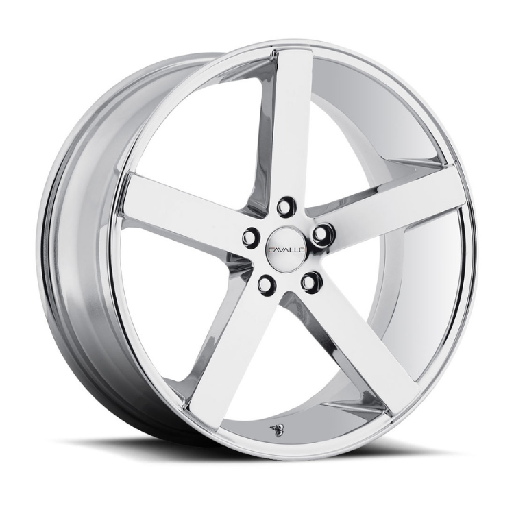 Spec-1 SP-5 Nano Chrome 18x8 +35 5x112mm 66.56mm - Wheelwiz