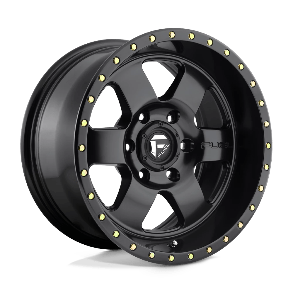 Fuel Offroad D618 PODIUM MATTE BLACK 17x9 +1 6x139.7mm 108mm - Wheelwiz