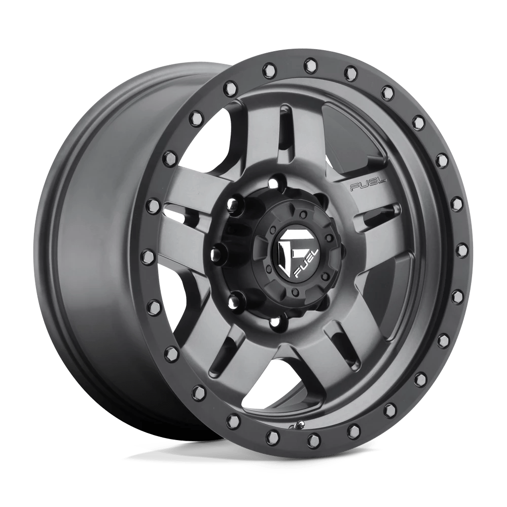 Fuel Offroad D558 ANZA MATTE GUN METAL BLACK BEAD RING 18x9 +1 8x170mm 125.1mm - Wheelwiz