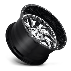 Fuel Offroad D211 TRITON CHROME PLATED GLOSS BLACK LIP 20x12 -44 6x135|6x139.7mm 106.1mm - Wheelwiz
