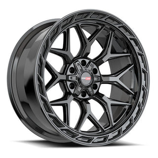 Vortek VRP-504 Gloss Black 20x9 +12 5x127|5x139.7mm 78.1mm