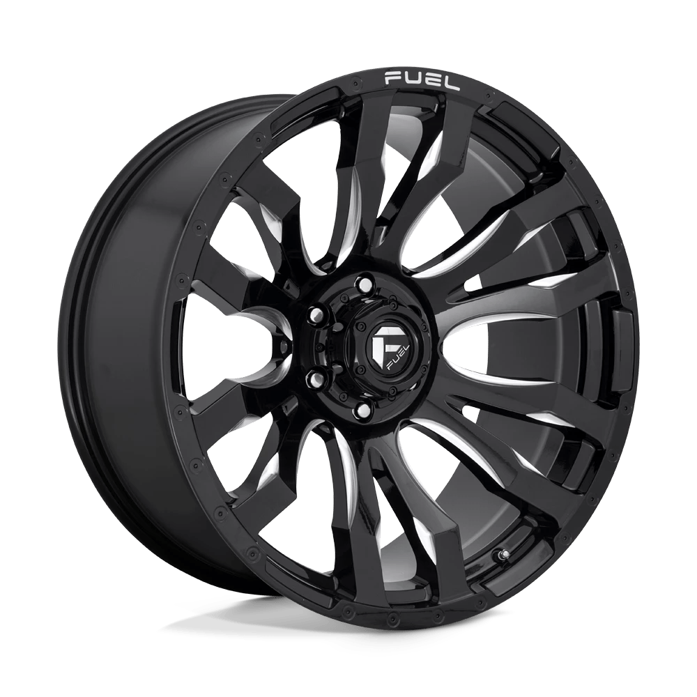 Fuel Offroad D673 BLITZ GLOSS BLACK MILLED 20x9 +1 5x127mm 71.5mm - Wheelwiz