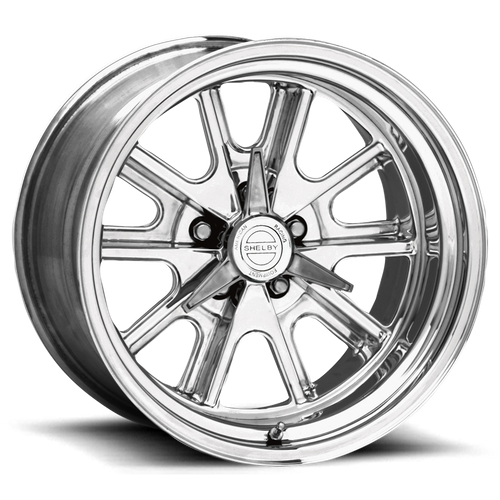 American Racing VN427 SHELBY COBRA Two-piece Polished 15x10 -6 5x114.3mm 72.6mm - Wheelwiz