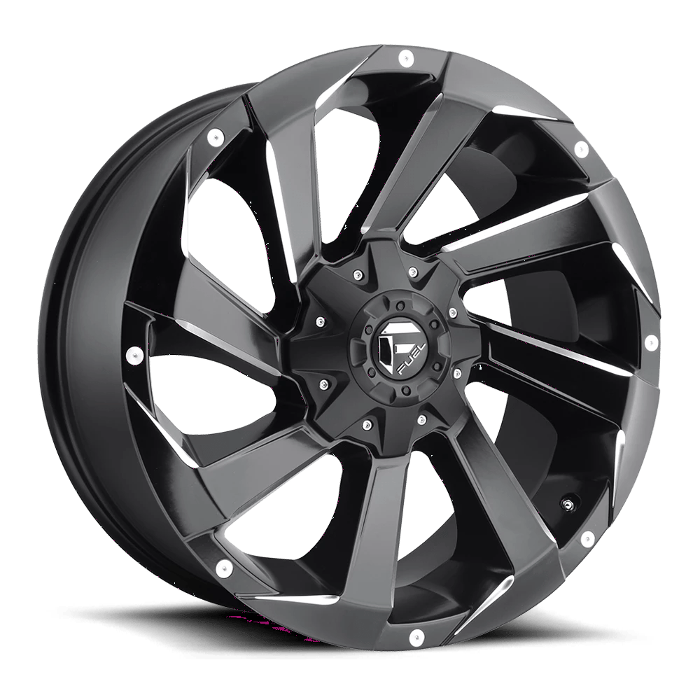 Fuel Offroad D592 RAZOR MATTE BLACK MILLED 17x9 +1 6x135|6x139.7mm 106.1mm - Wheelwiz