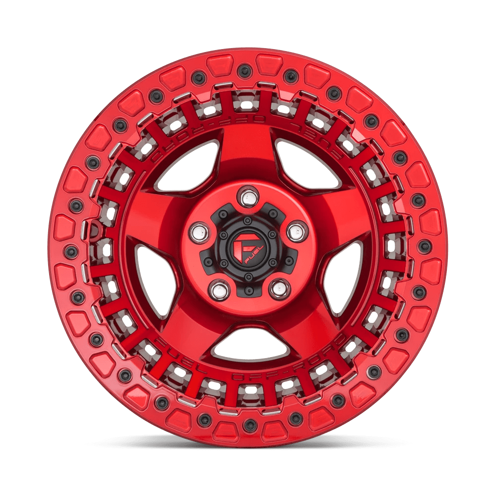 Fuel Offroad D117 WARP BEADLOCK CANDY RED 17x9 -15 5x127mm 71.5mm - Wheelwiz