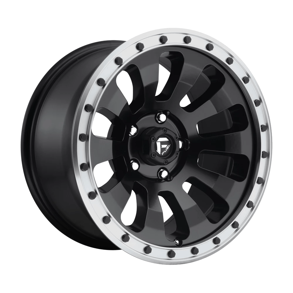 Fuel Offroad D629 TACTIC MATTE BLACK MACHINED RING 17x9 -12 5x127mm 78.1mm - Wheelwiz