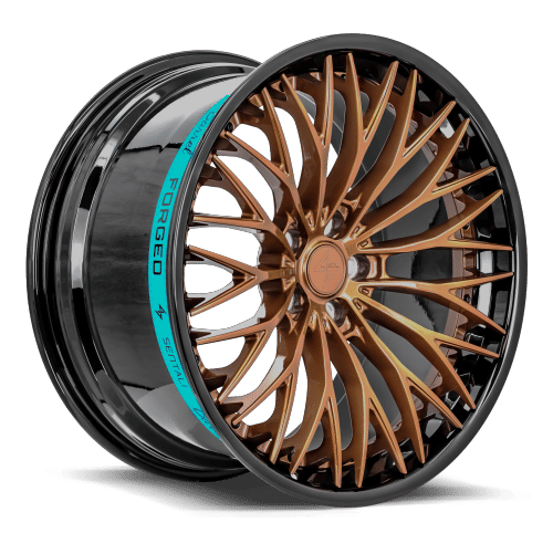 Sentali SB1 Gloss Black Lip / Gloss Bronze Centre 20x9 +35 5x120mm 72.6mm - Wheelwiz