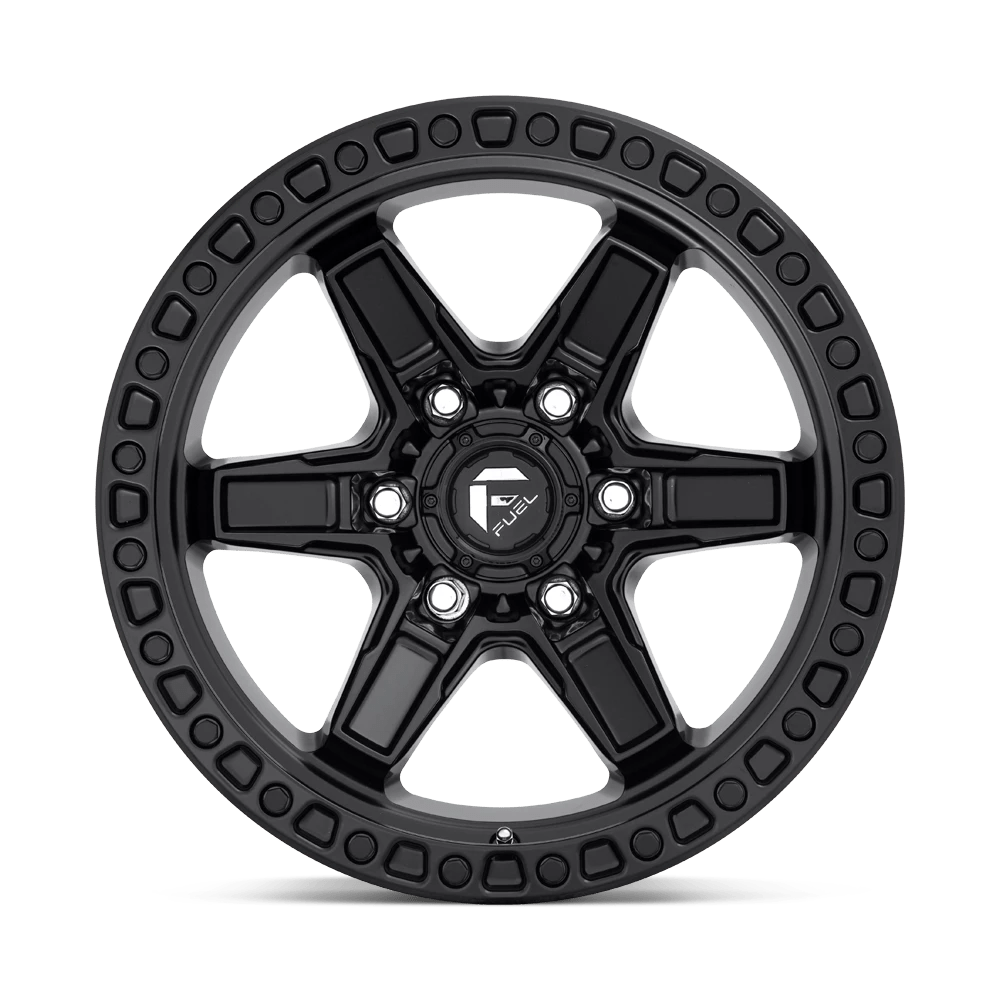 Fuel Offroad D697 KICKER MATTE BLACK 17x9 -12 6x135mm 87.1mm - Wheelwiz