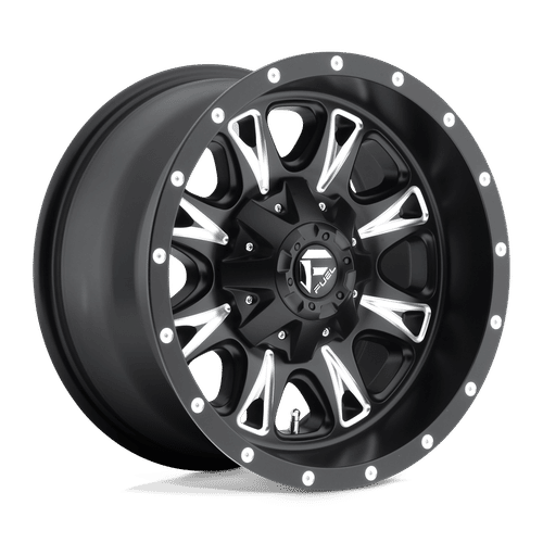 Fuel Offroad D513 MATTE BLACK MILLED 20x10 -12 8x165.1mm 125.1mm - Wheelwiz