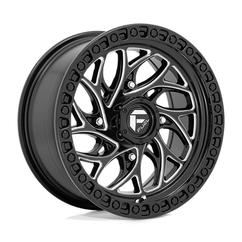 Fuel Offroad D741 GLOSS BLACK MILLED 24x7 +13 4x137mm 110.1mm - Wheelwiz