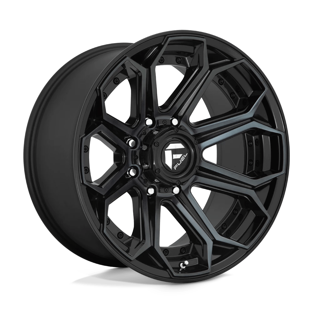 Fuel Offroad D704 SIEGE GLOSS MACHINED DOUBLE DARK TINT 22x10 -18 8x170mm 125.1mm - Wheelwiz