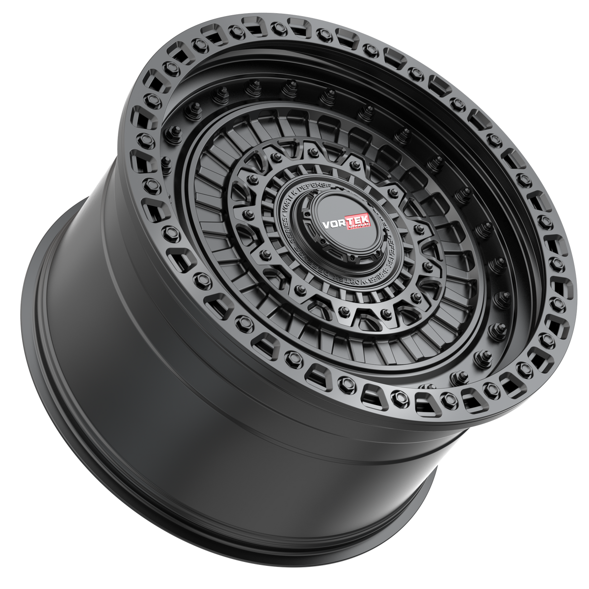 Vortek VRD-703 Matte Black 22x12 -44 8x170|8x180mm 125.1mm - Wheelwiz