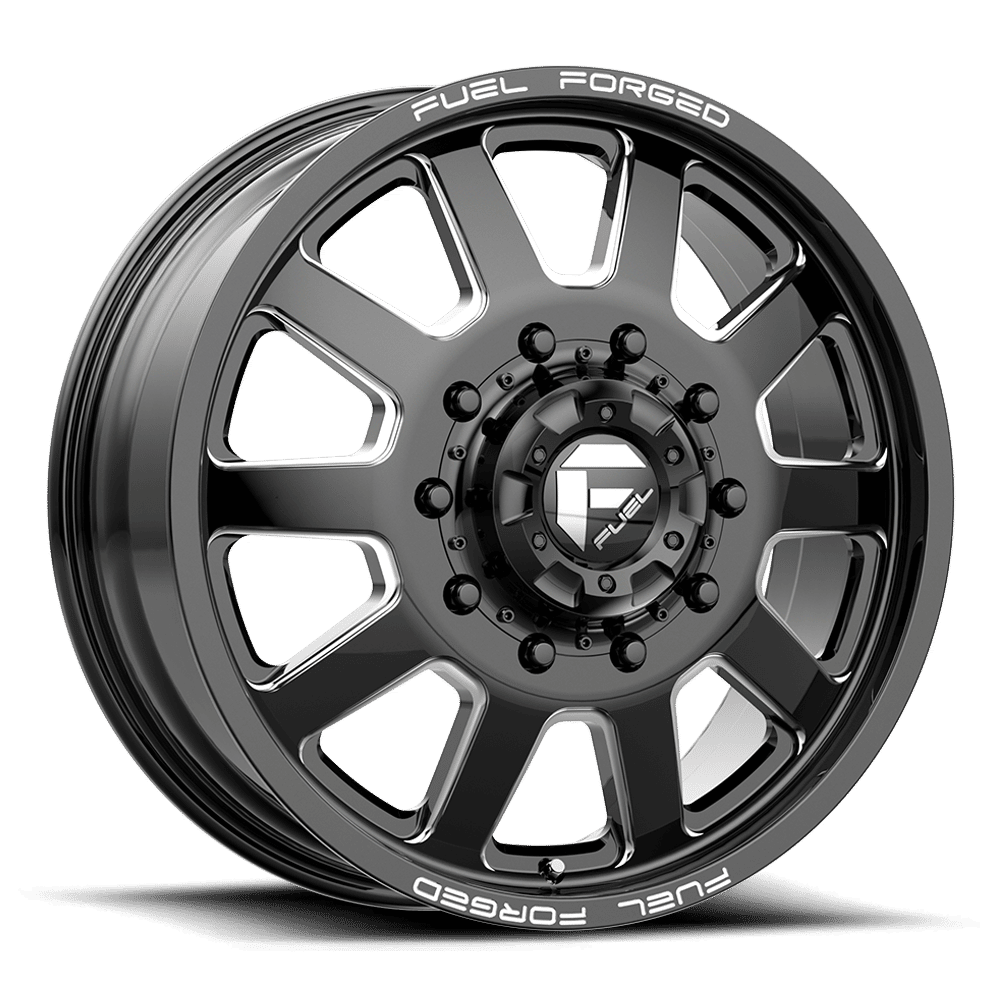 Fuel Offroad FF09D Matte Black Milled 22x8.25 +105 10x225mm 0mm - Wheelwiz