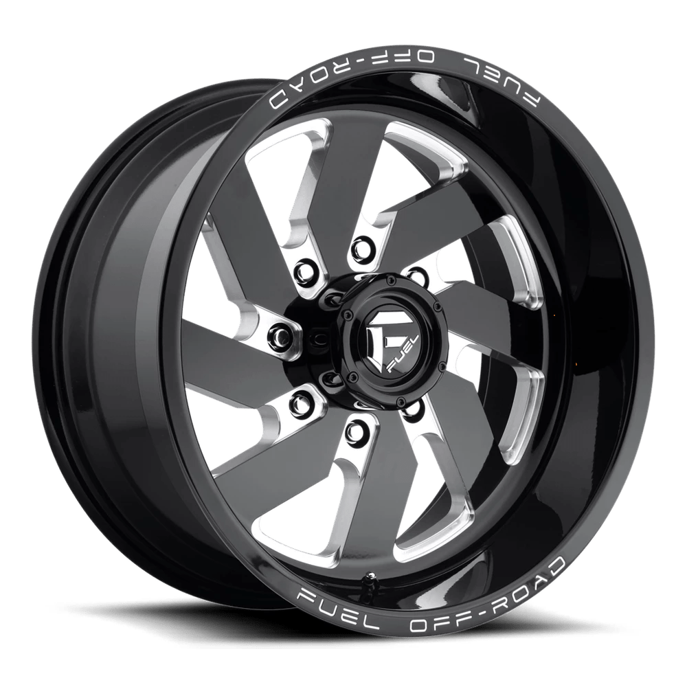 Fuel Offroad D582 TURBO GLOSS BLACK MILLED 20x10 -18 8x165.1mm 125.1mm - Wheelwiz