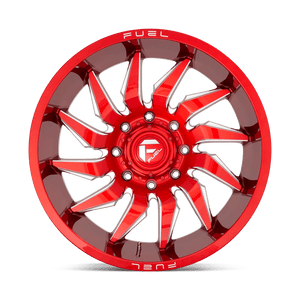 Fuel Offroad D745 SABER CANDY RED MILLED 22x10 -18 5x127mm 71.5mm - Wheelwiz