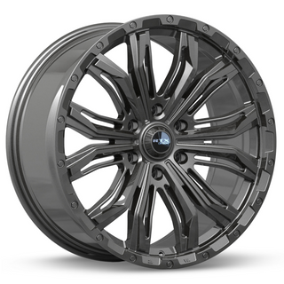 RTX Black Widow Hyper Black 17x9 +12 6x139.7mm 106.1mm