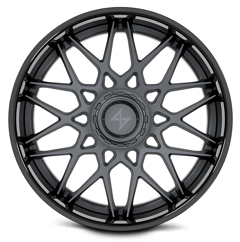 Sentali BFX5 Gloss Black Lip / Gun Metal Centre 22x12 -44 6x135|6x139.7mm 106.1mm - Wheelwiz