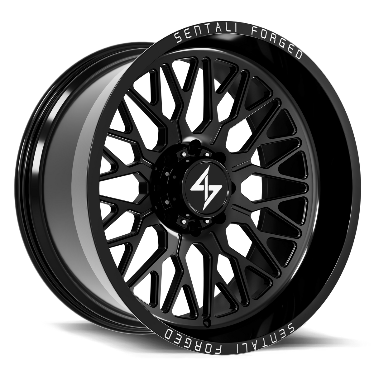 Sentali SF11 Gloss Black 22x14 -76 8x170mm 125.2mm - Wheelwiz
