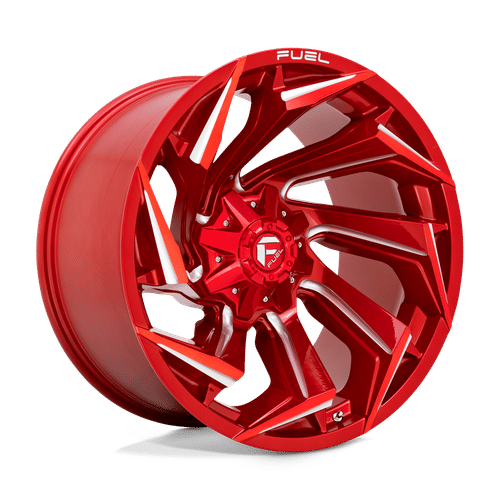 Fuel Offroad D754 CANDY RED MILLED 22x12 -44 8x165.1mm 125.1mm - Wheelwiz